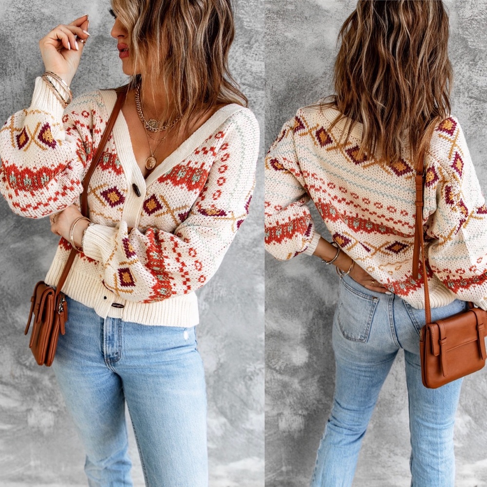 NEW! Aztec Cardi